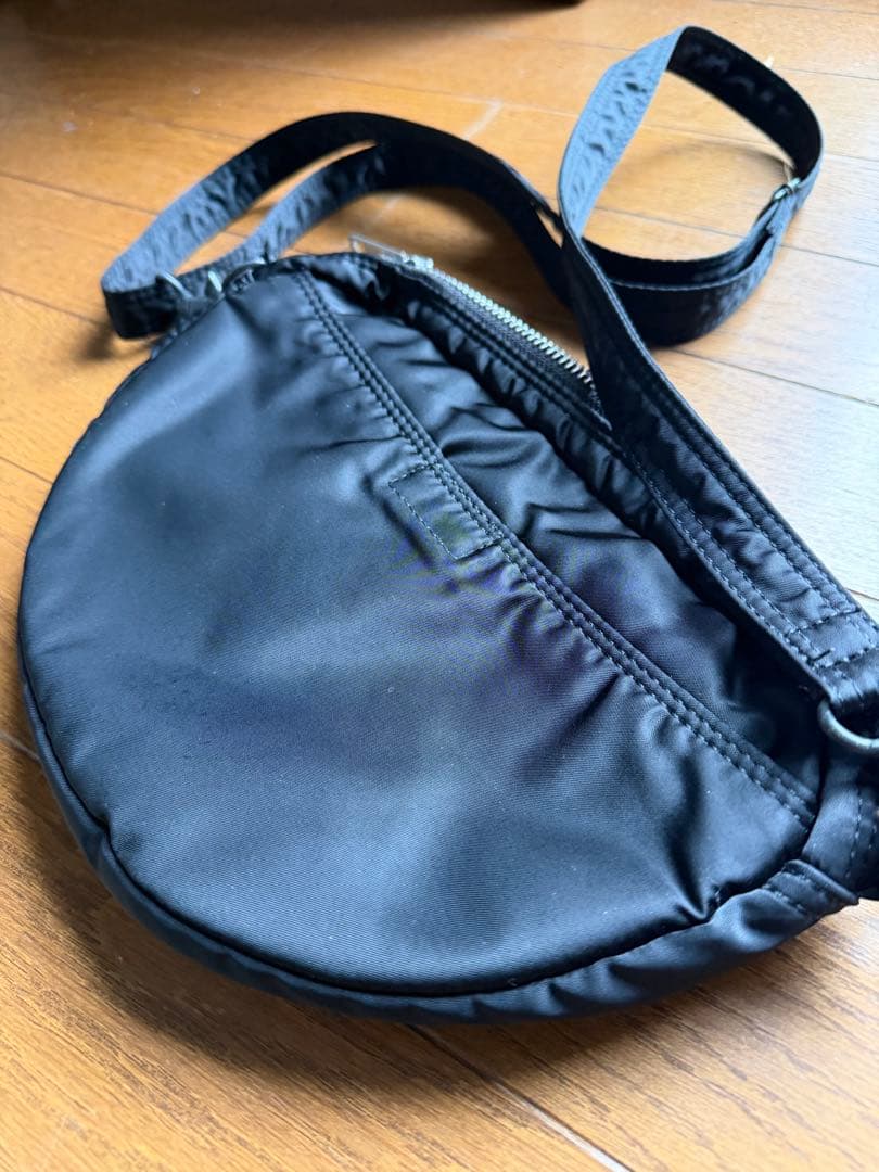 美品 ポーター タンカー ショルダーバッグ ハーフムーン 舟形 オーバル