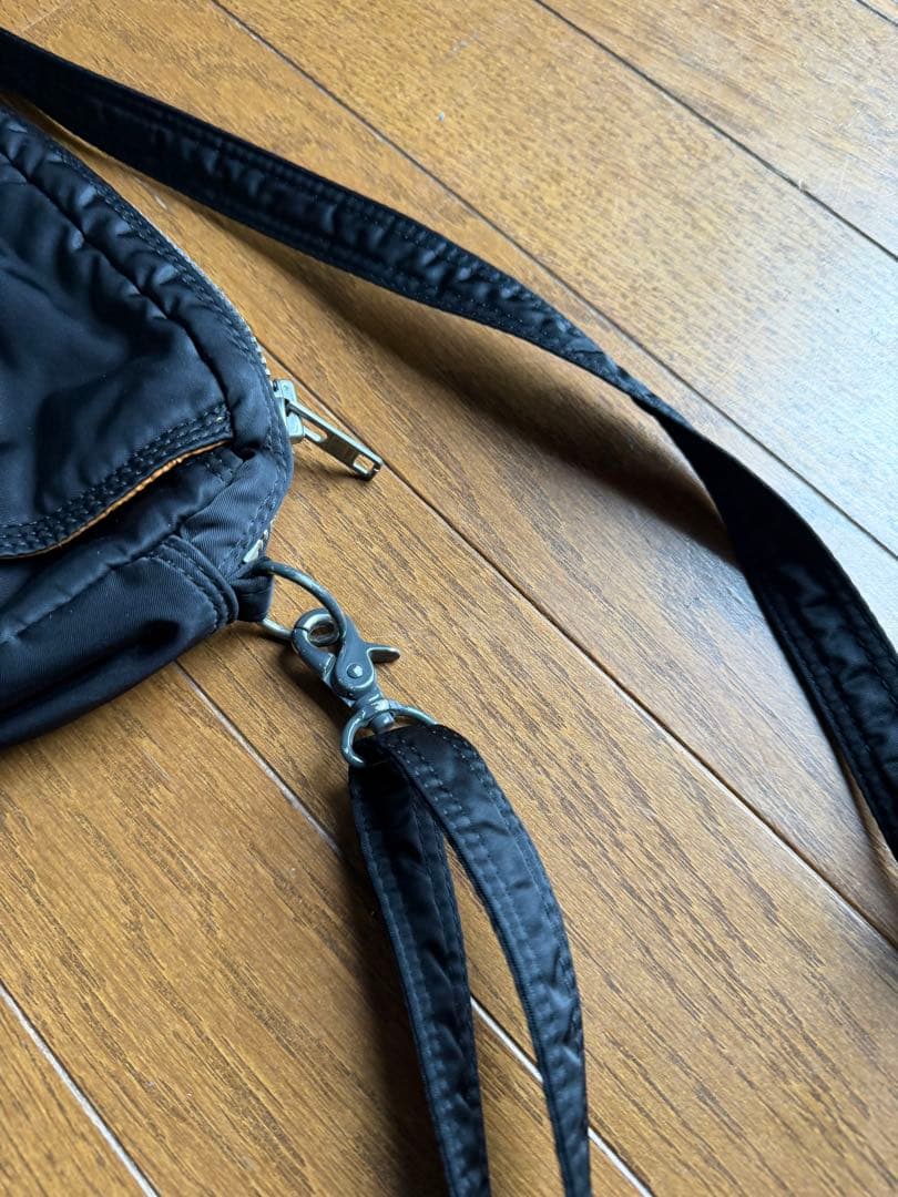 美品 ポーター タンカー ショルダーバッグ ハーフムーン 舟形 オーバル