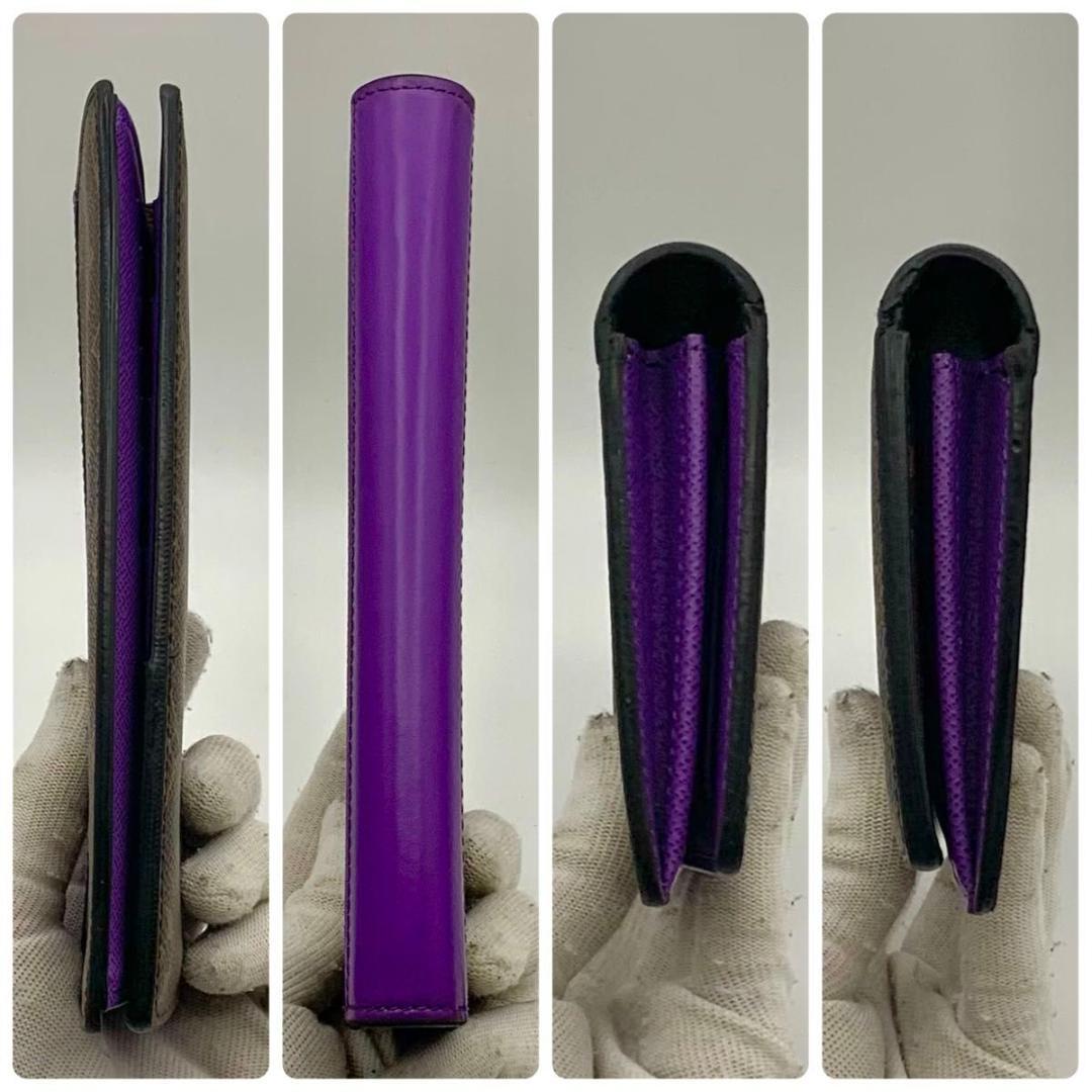 鑑定済み 美品 ルイヴィトン ポルトフォイユ ブラザ 長財布 二つ折り マカサー