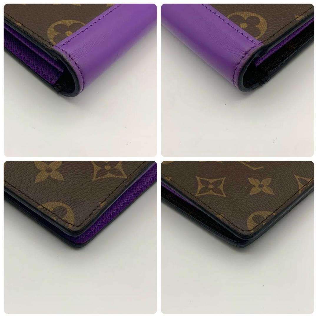 鑑定済み 美品 ルイヴィトン ポルトフォイユ ブラザ 長財布 二つ折り マカサー