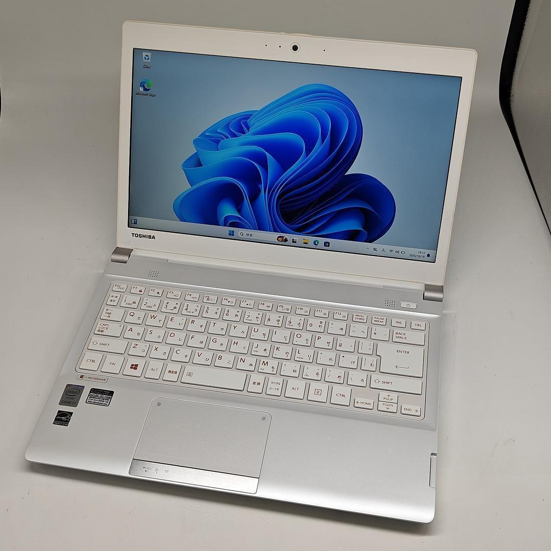 【東芝】R73 高性能i7 SSD256GB 16GB オフィス付きノートPC