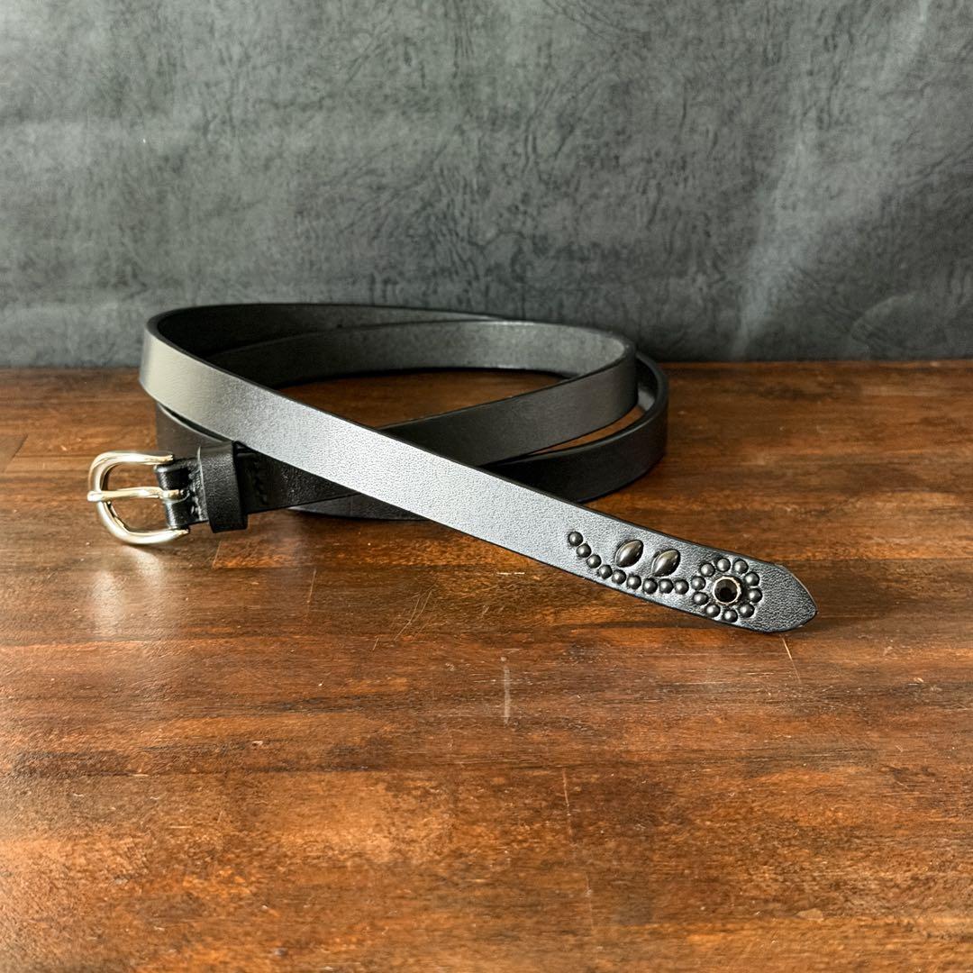 スタッズナローベルトBK18mm