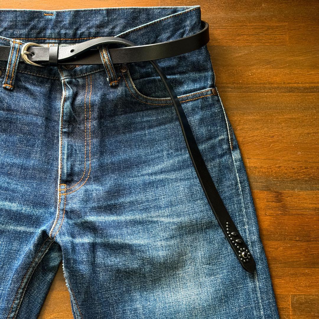 スタッズナローベルトBK18mm