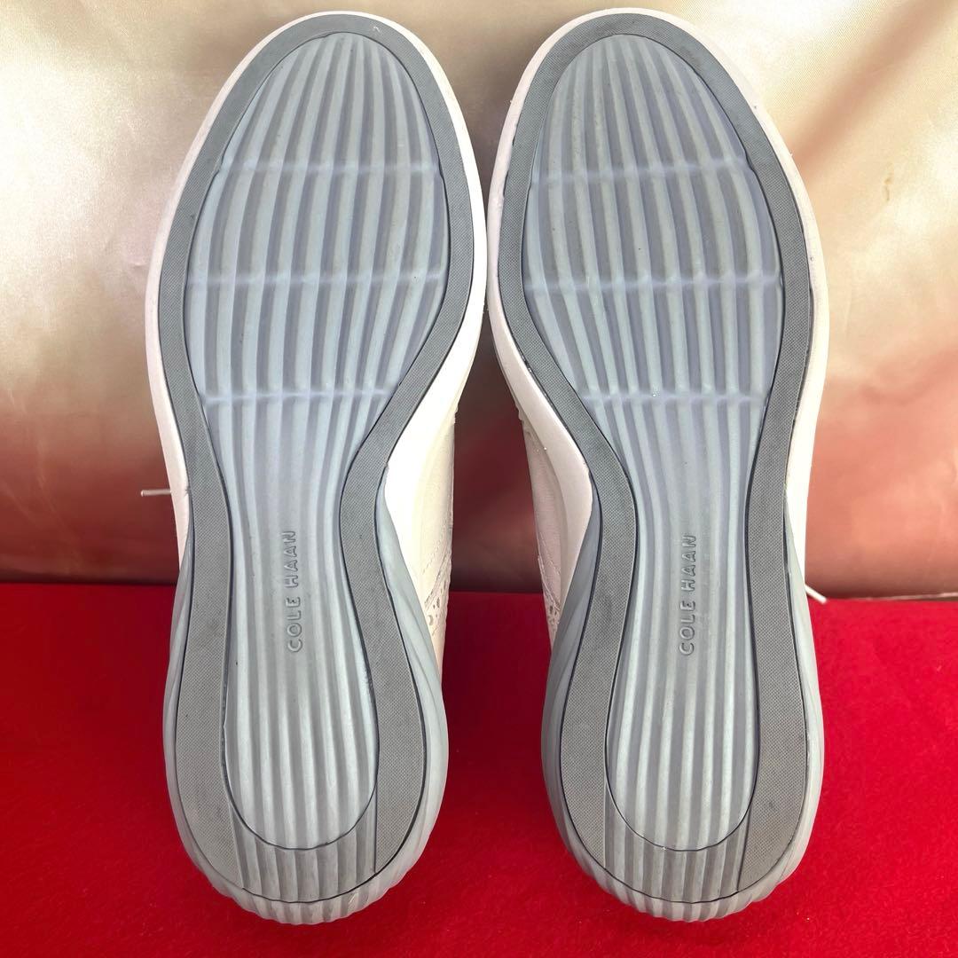 machino ！COLE HAAN/ホワイト レザー ブローグシューズ