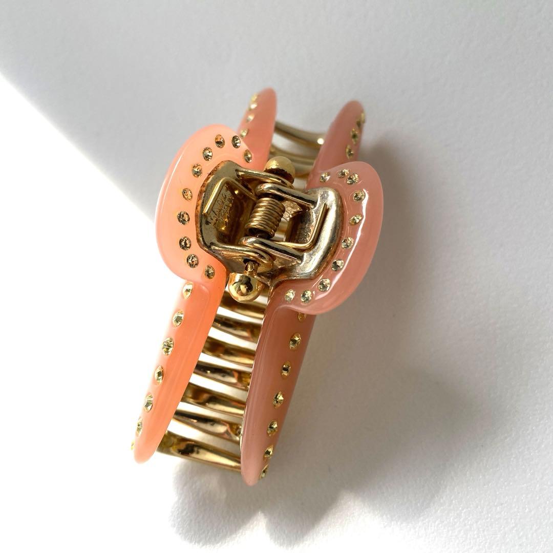 美品　acca ティアラクイーン　ヘアクリップ　ピンク系