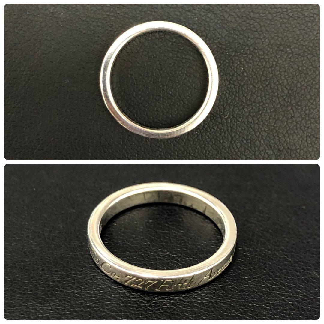 (B010605) Tiffany&Co. ノーツ ナロー リング ティファニー