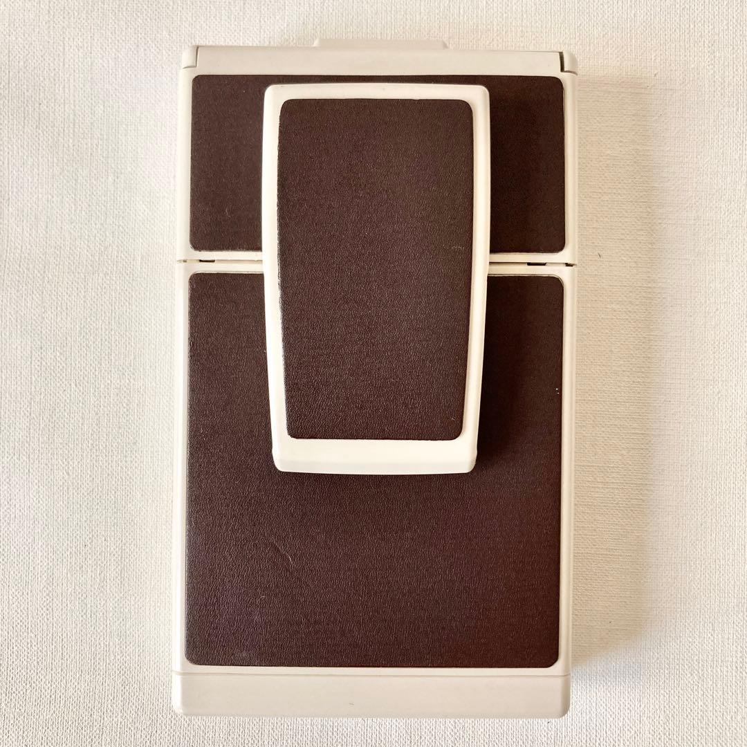 美品 Polaroid SX-70 白茶 整備済 レザーケース付き ポラロイド