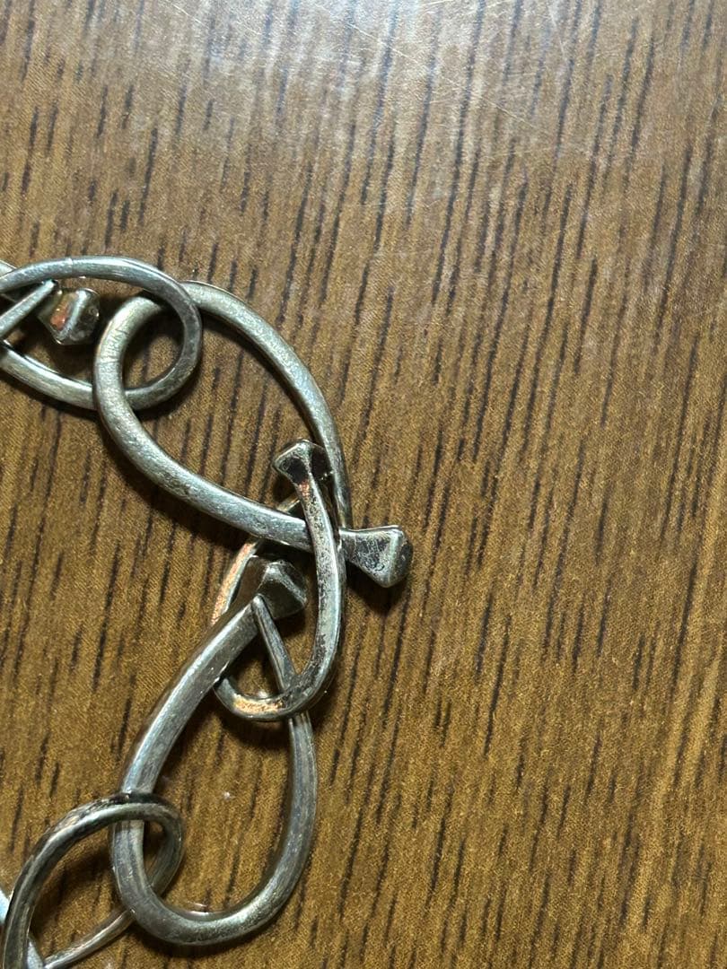 志村GUCCI シルバーリンクチェーンブレスレット