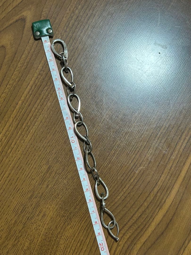 志村GUCCI シルバーリンクチェーンブレスレット