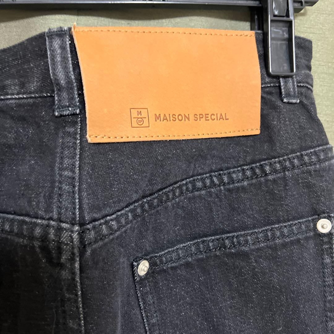 し*お様 試着のみ メゾンスペシャル デニム ファスナー パンツ38