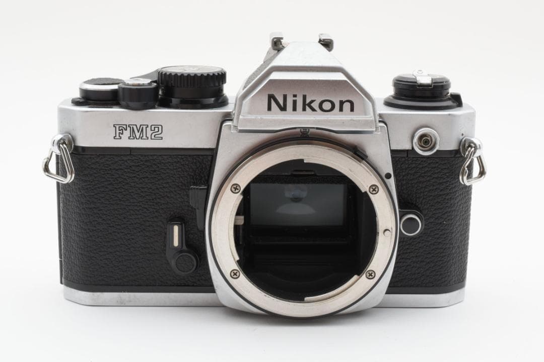 良品 NIKON NEW FM2 シルバー　フィルム　モルト新品交換済 B344