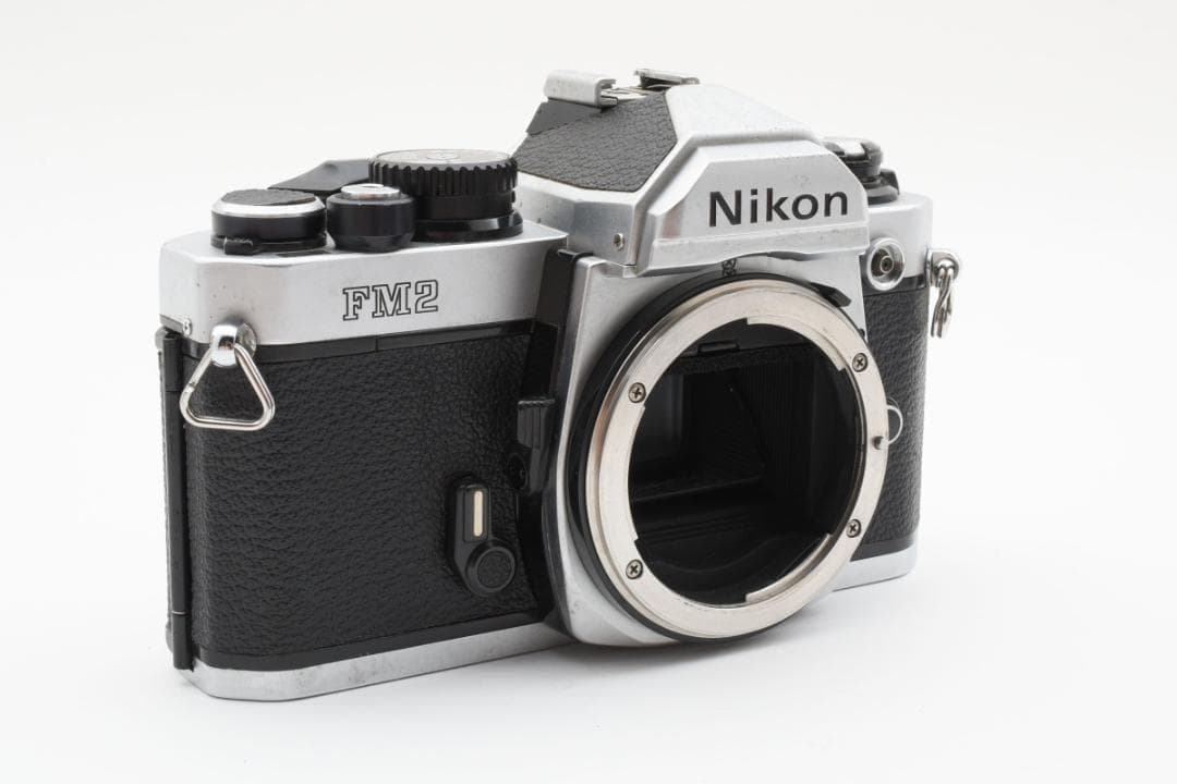 良品 NIKON NEW FM2 シルバー　フィルム　モルト新品交換済 B344