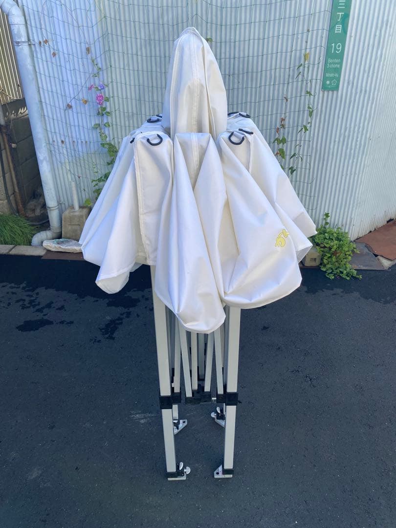 小*え様 かんたんてんと　折りたたみ式ホワイトテント