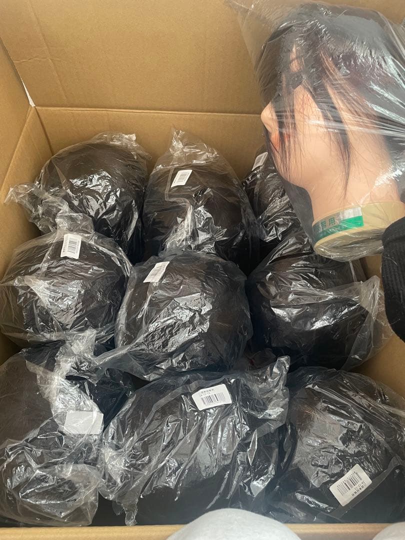 美容師国家試験 新品未使用レイヤーウィッグ 【練習用6体、試験用5体】バラ売り可