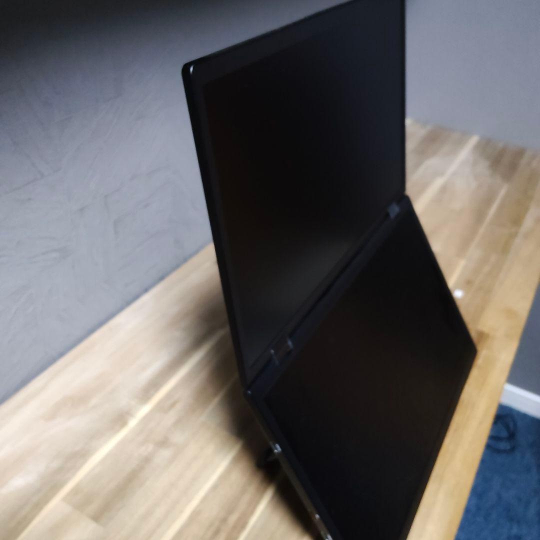 デュアルディスプレイ ブラックモニター 本体