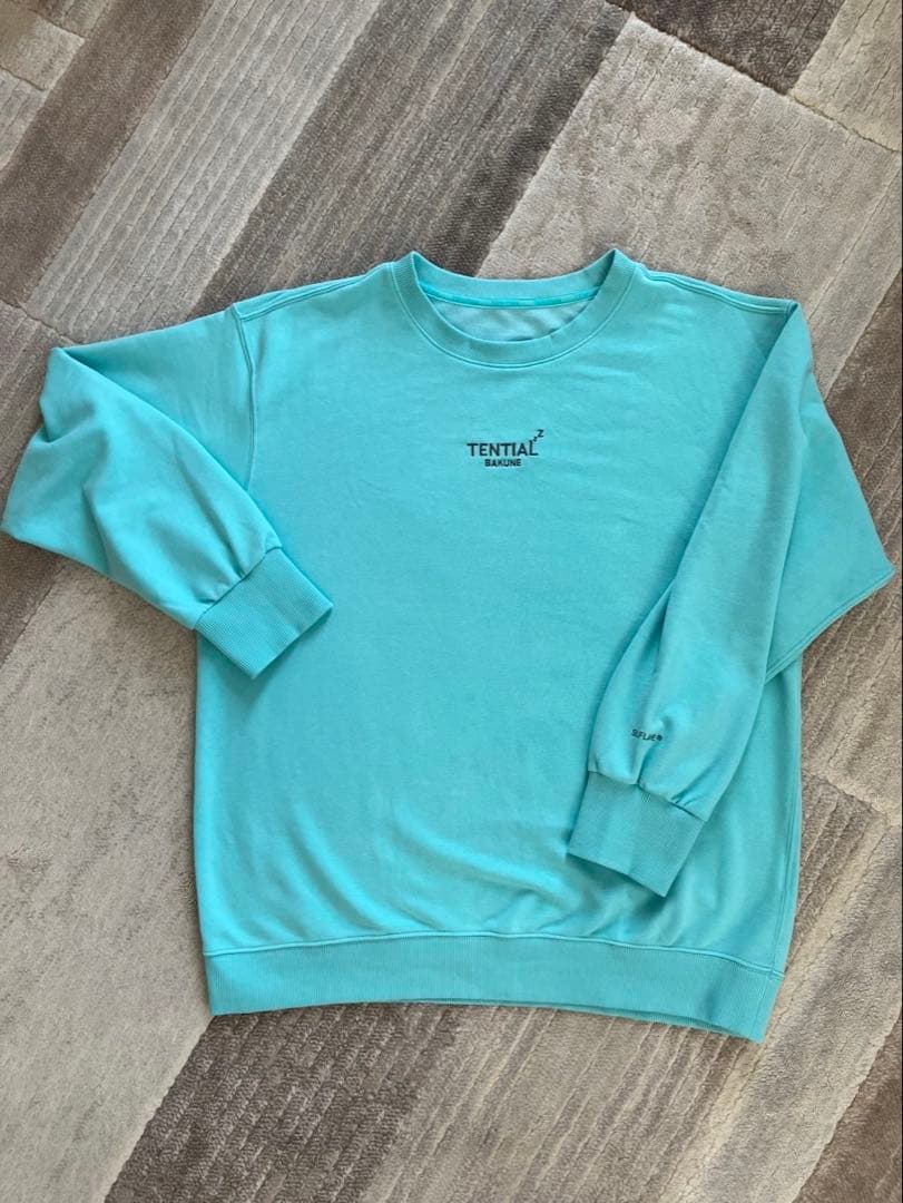 BAKUNE TENTIALスウェット ウィメンズ　Lサイズ　ターコイズ