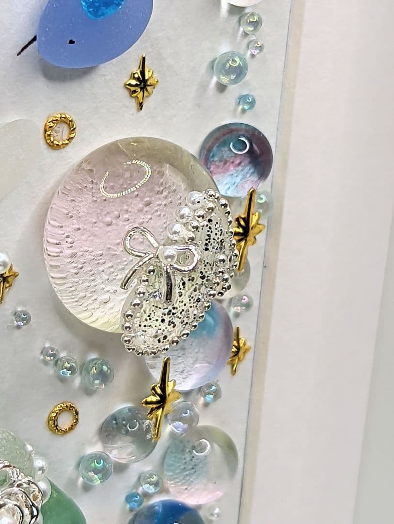 『Wearing a Glass Dreamed of…*』　シーグラスアート