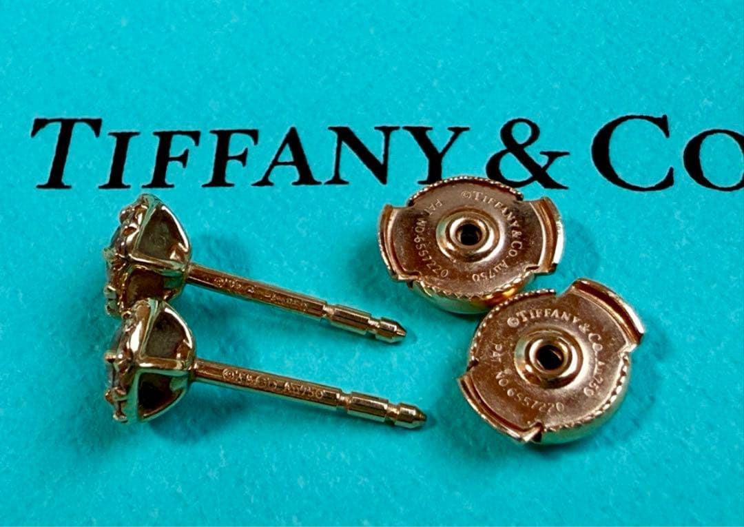 チョコ　2023年購入【鑑定書付き】ティファニー　ソレスト　ピアス