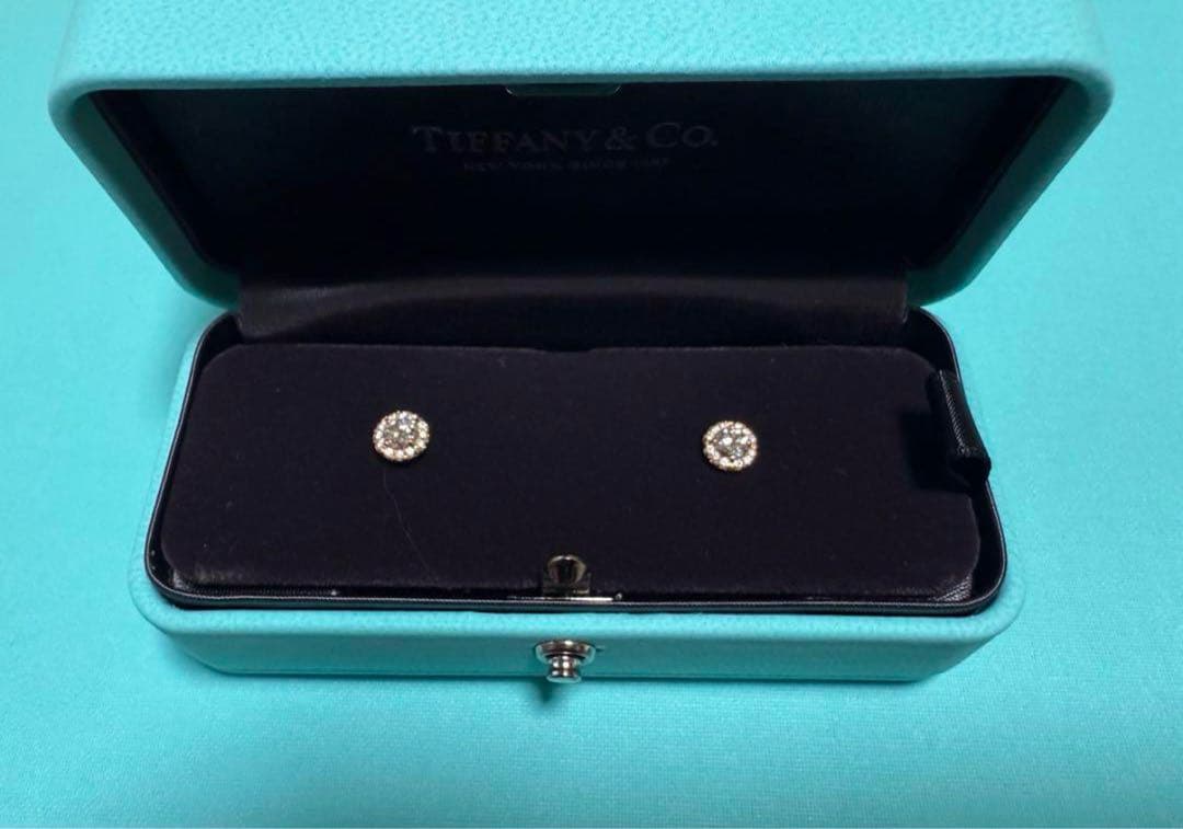 チョコ　2023年購入【鑑定書付き】ティファニー　ソレスト　ピアス