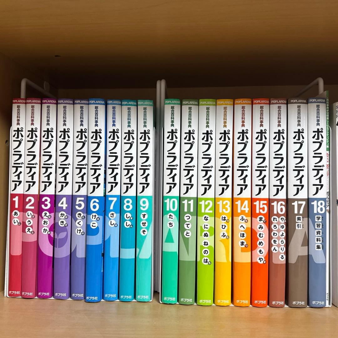 【セット】総合百科事典 ポプラディア 第三版 全18巻