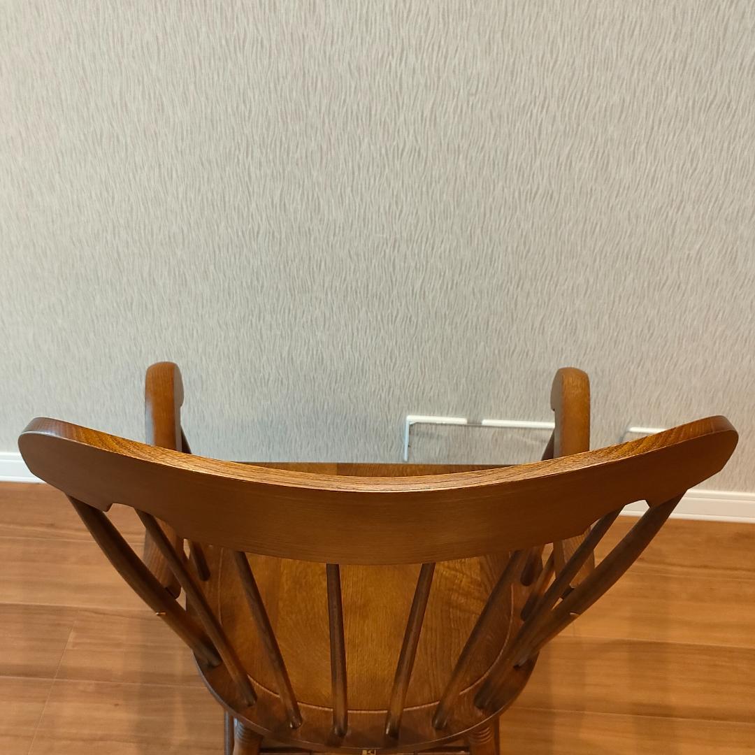 美品　飛騨産業　ロッキングチェア　穂高　キツツキ