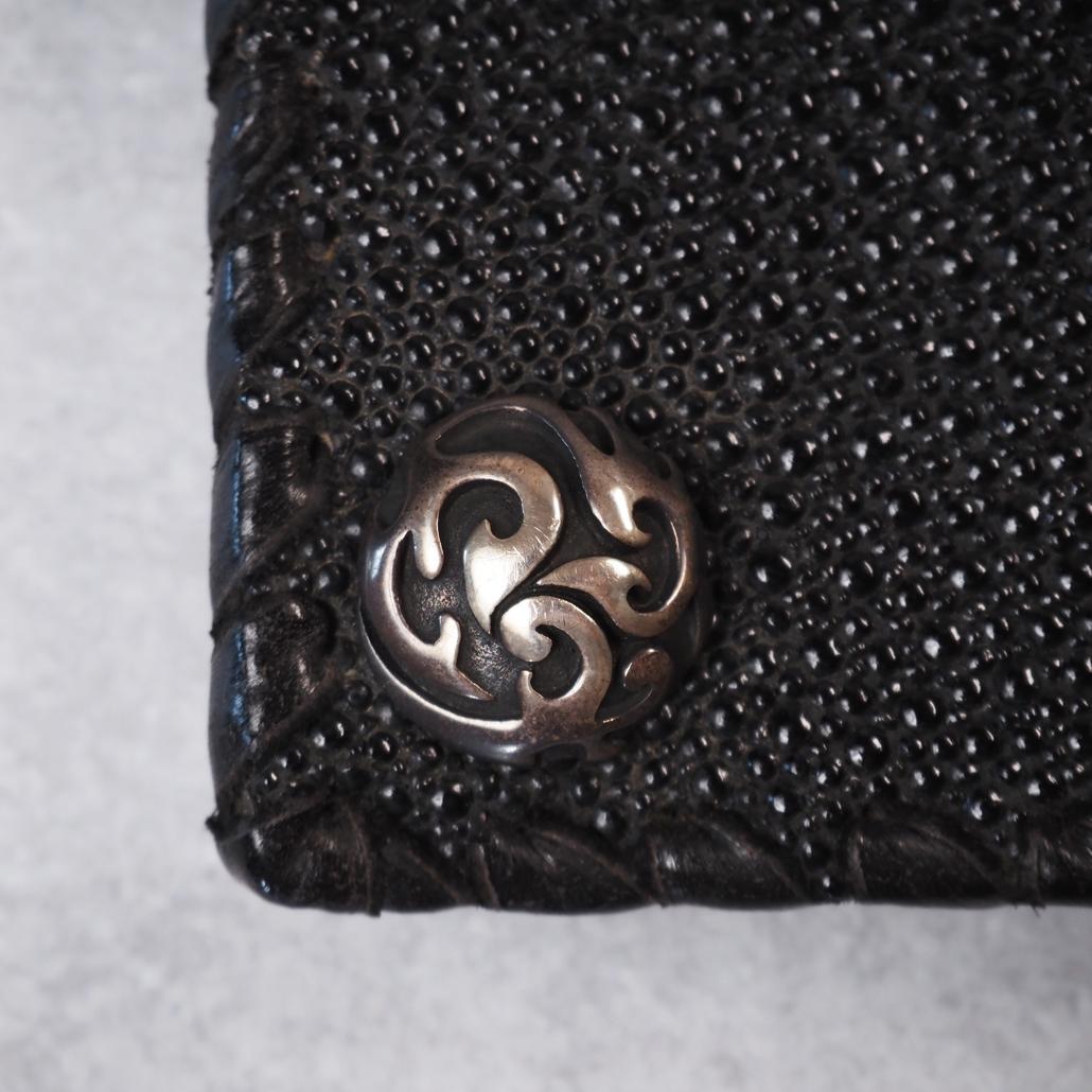 LEATHERS AND TREASURES バイカーウォレット Y2K エイ革