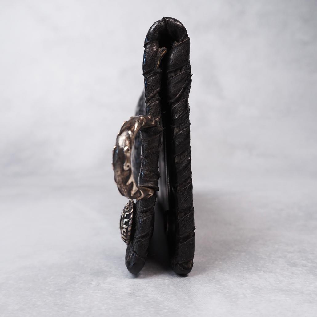 LEATHERS AND TREASURES バイカーウォレット Y2K エイ革