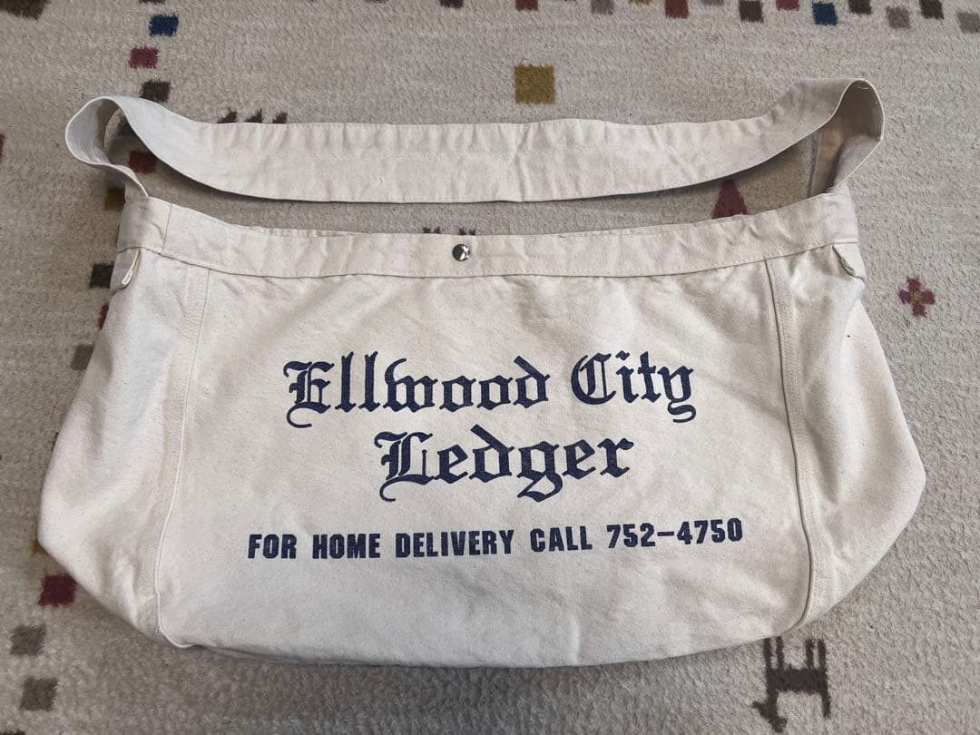 60s 70s ビンテージ 美品 ニュースペーパーバッグ