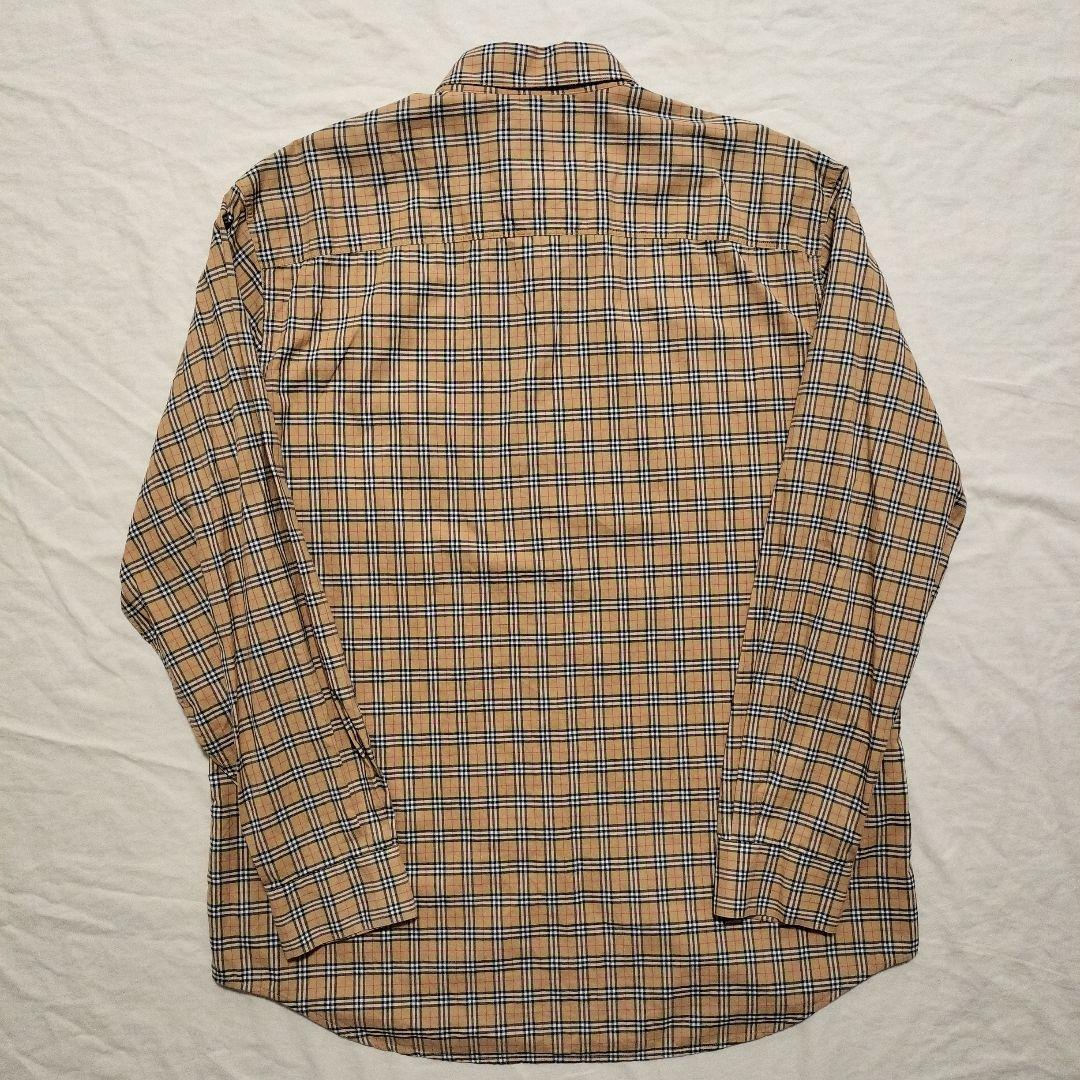 国内正規品 BURBERRY バーバリー ノヴァチェック柄 長袖BDシャツ L