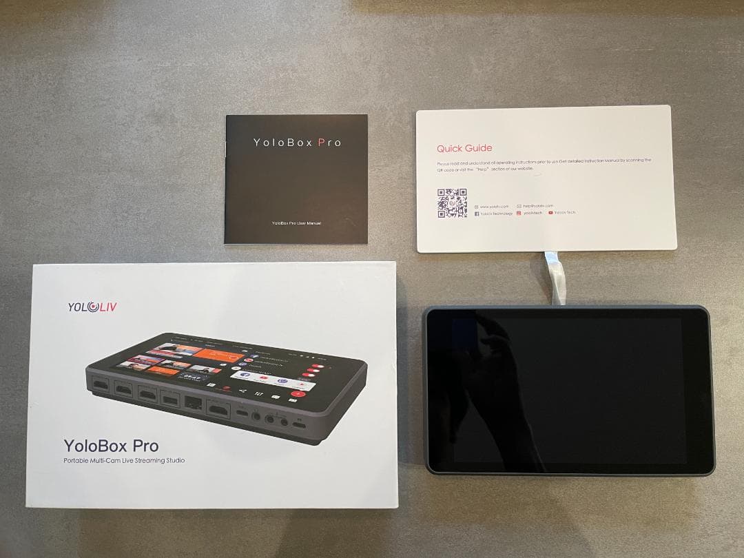 YoloBox Pro マルチカメラストリーミング 専用yconionリグ付き