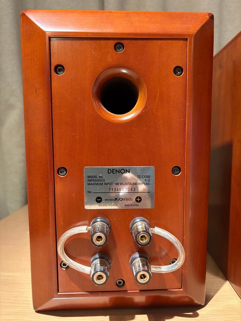DENON SC-CX303 スピーカー ペア VGP受賞モデル 小傷あり