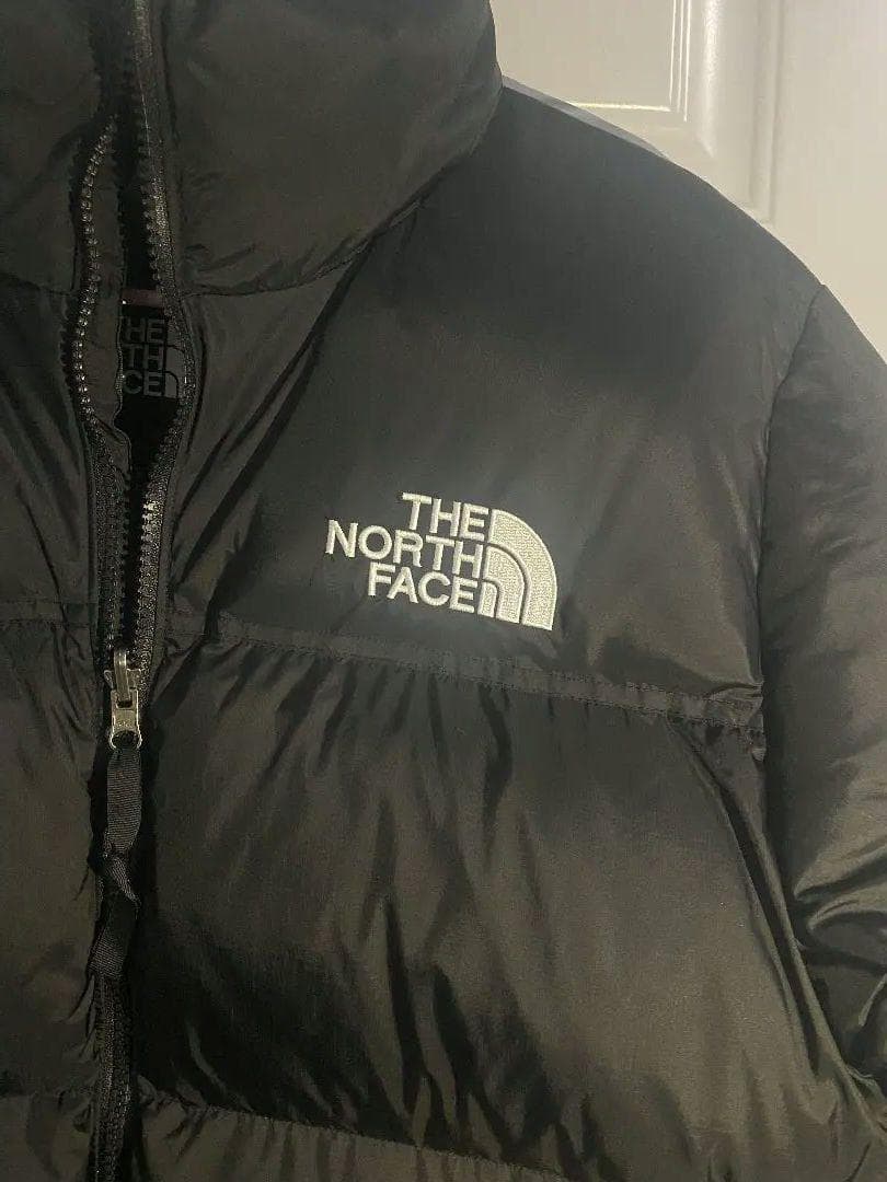 【美品】Mノースフェイス ヌプシ 700FILL ブラック ダウンジャケット
