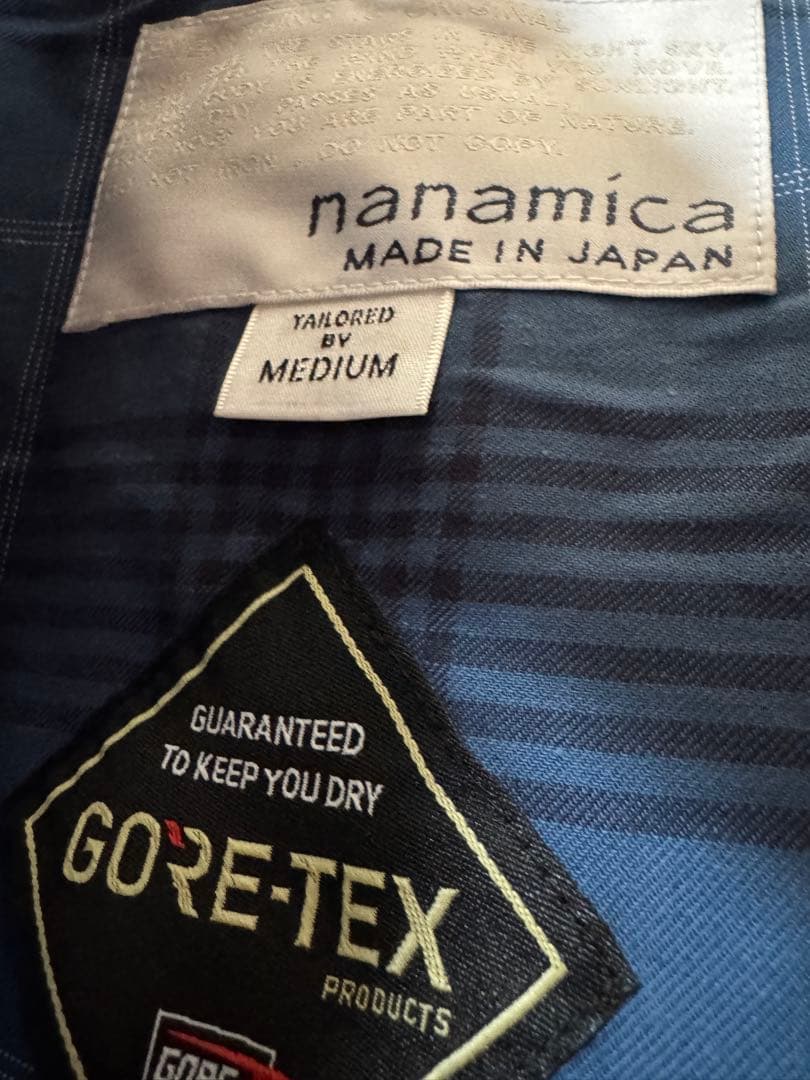 nanamica GORE-TEX クルージャケット ブラック 新品未使用M
