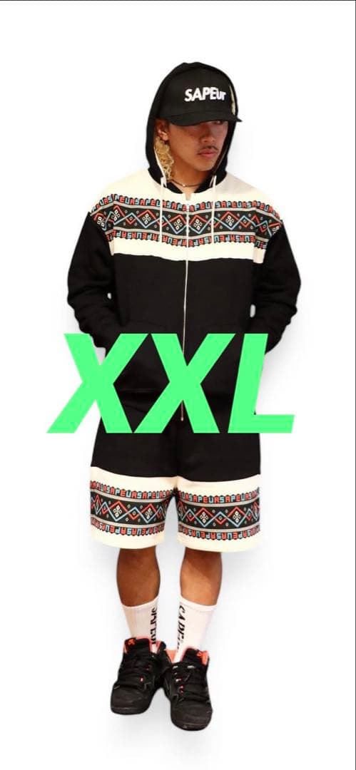 トップス SAPEur  PATTERN SWEAT SETUP