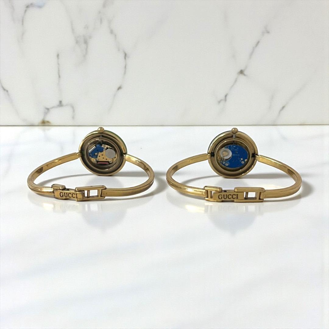【ジャンク・部品取り】GUCCI チェンジベゼル 腕時計 3点 替えベゼル8色