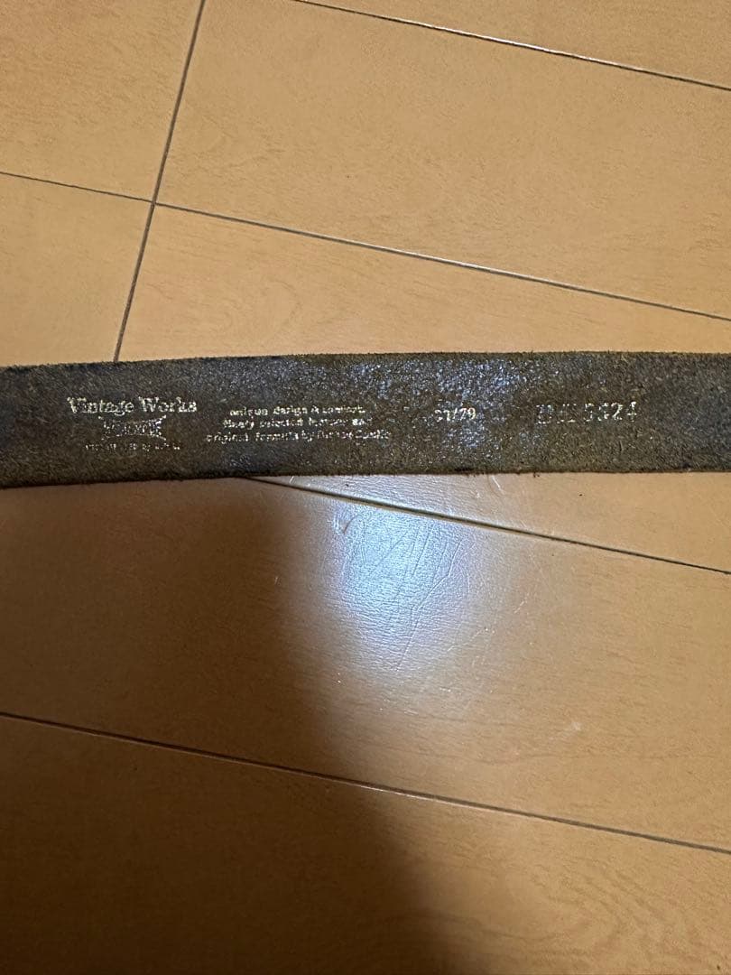 VINTAGE WORKS BASIC LABEL ベルト