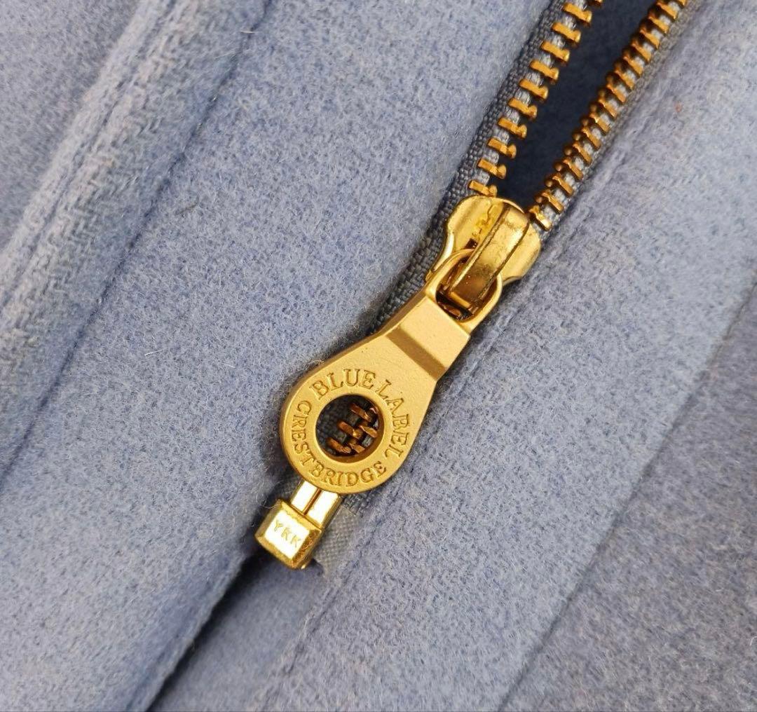 ブルーレーベル　ダッフルコート　ライトブルー　サイズ38