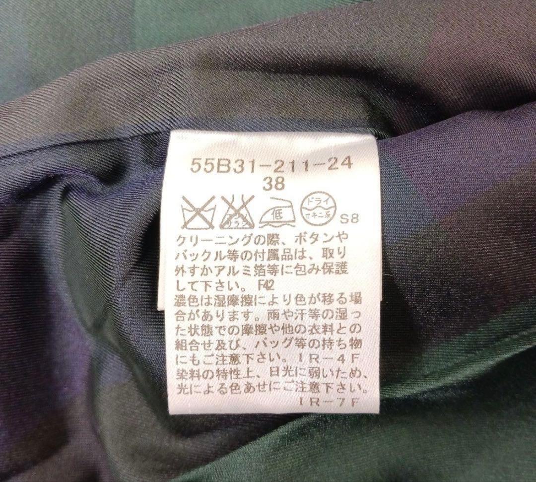 ブルーレーベル　ダッフルコート　ライトブルー　サイズ38