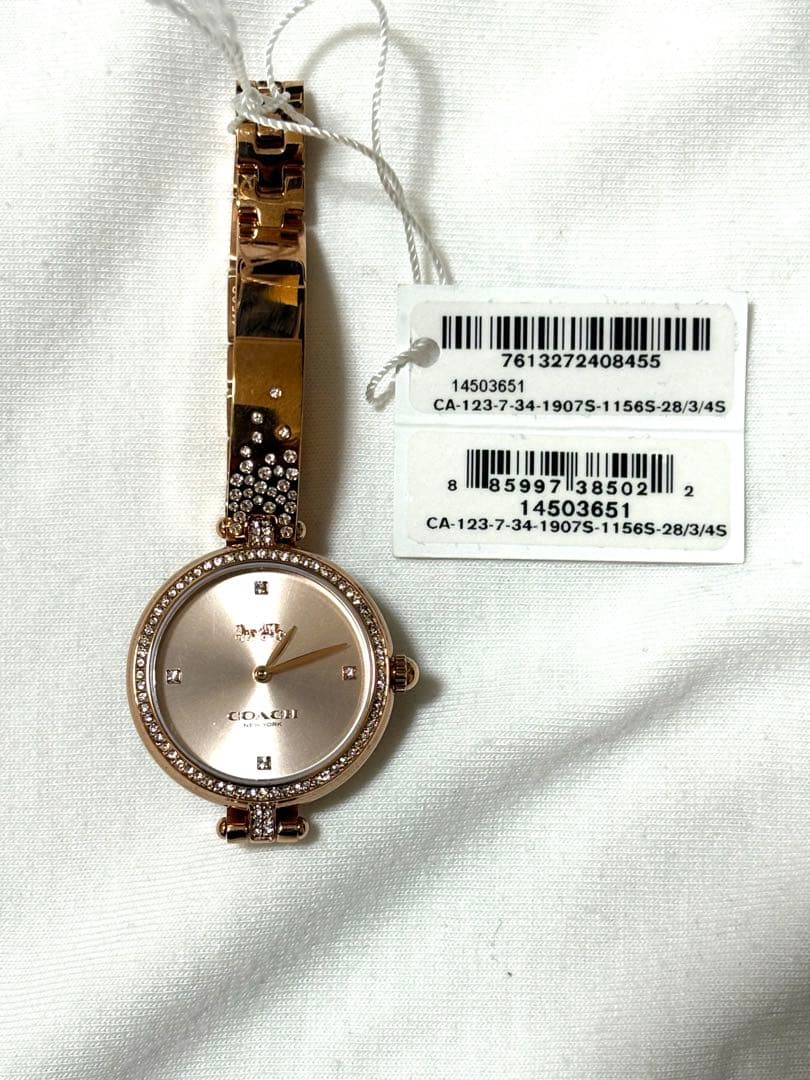 [コーチ] 腕時計 パーク ピンクゴールド 文字盤 ステンレススチール クォーツ