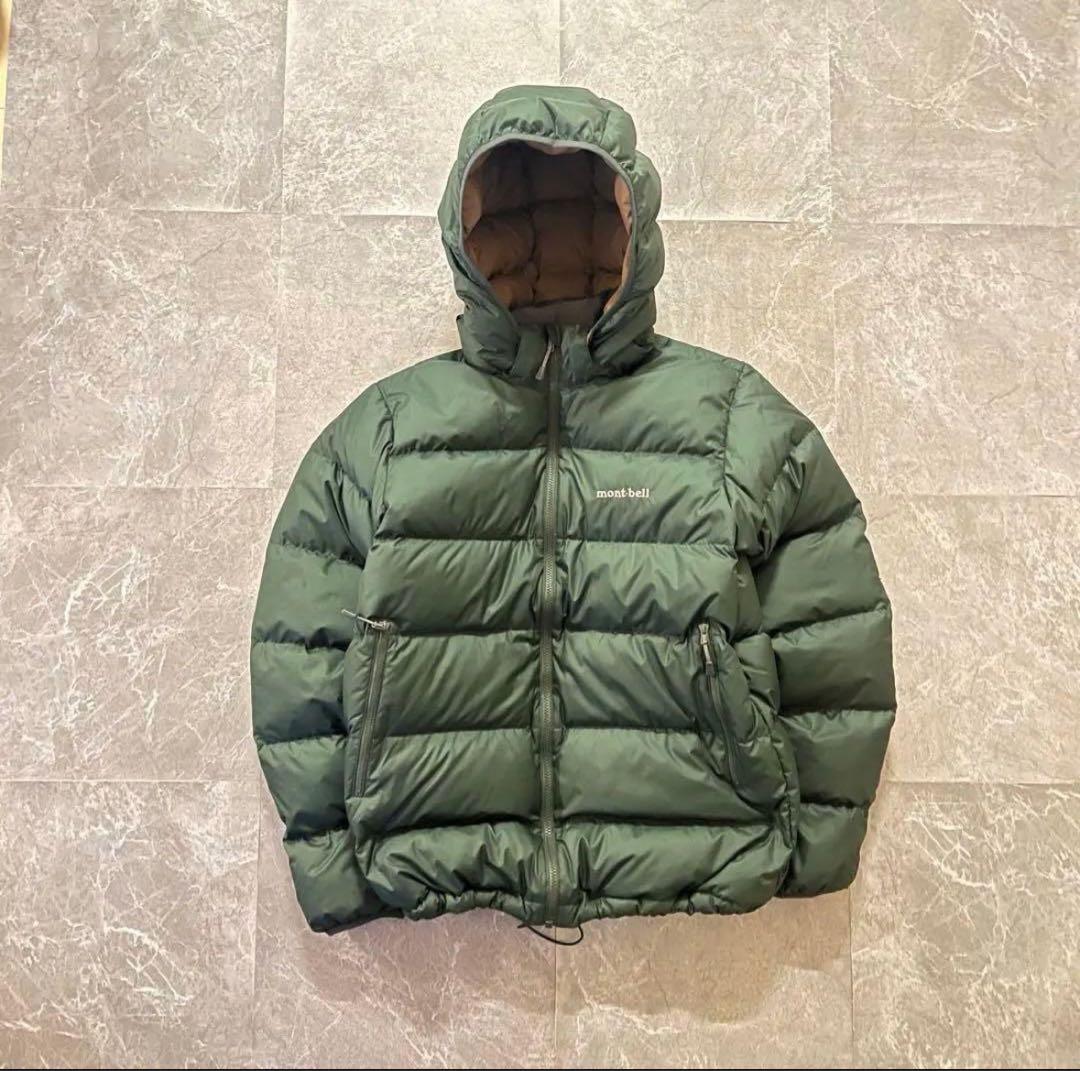 【極美品❗️】mont-bell ダウンジャケットS ドローコード 160
