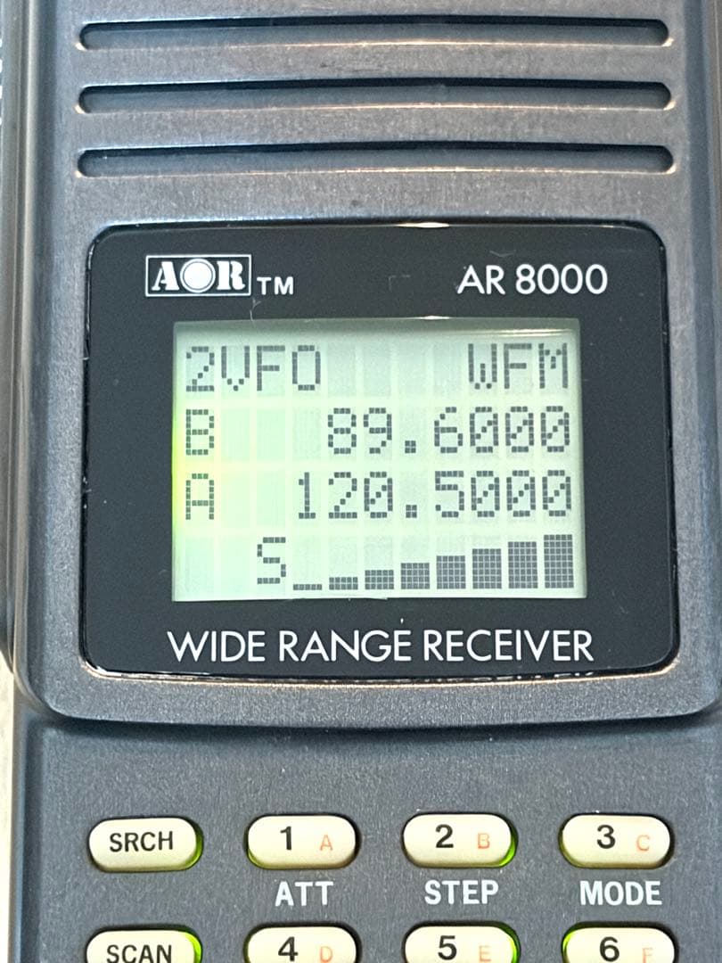 AOR AR8000 ワイドバンドレシーバー 取扱説明書一式付 動作品