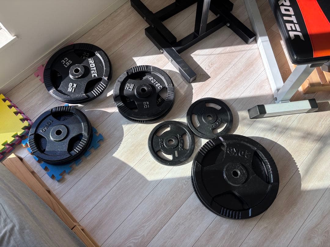 ベンチプレス　ウエイト　セット
