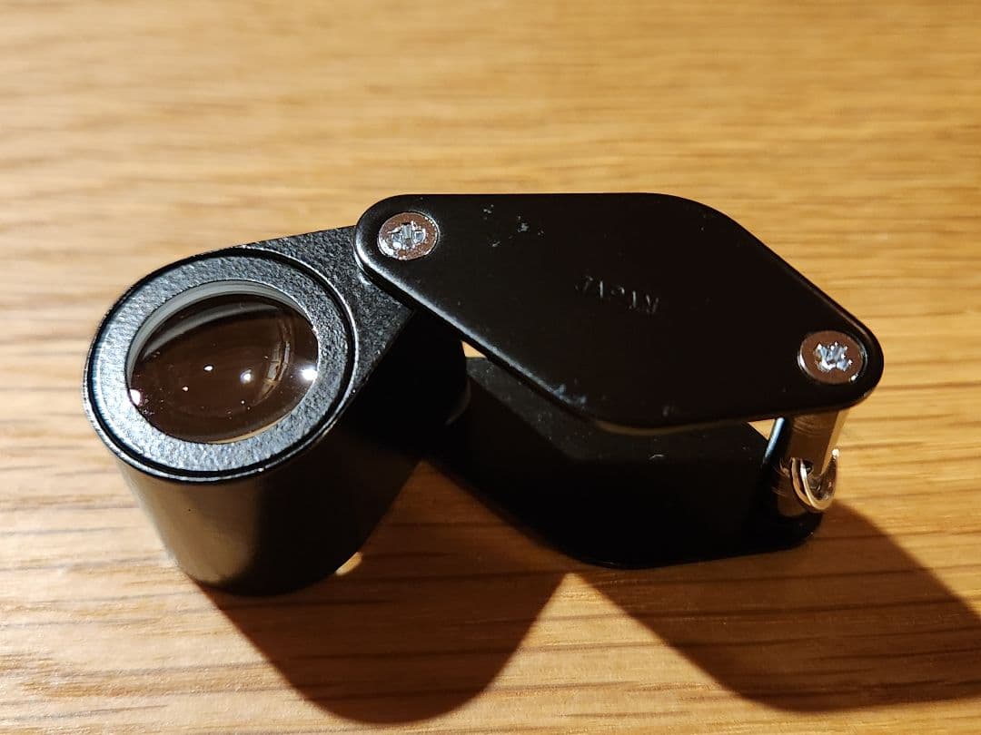 宝石鑑定用 ルーペ 池田レンズ18倍 ファイブレンズ 日本製