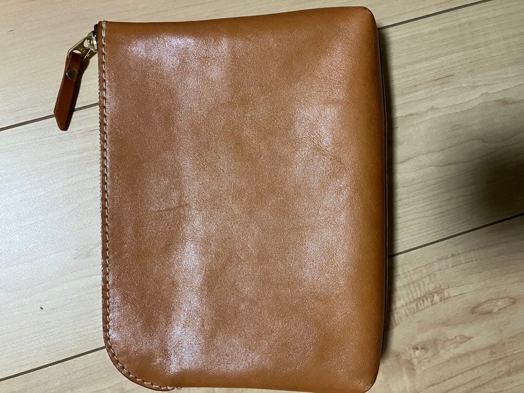 ヘルツ　H EＲZ マチ付きポーチ　L