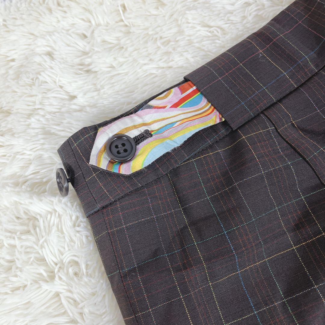 ポールスミス セットアップ スーツ 42パンツ ウール マルチカラー XL相当