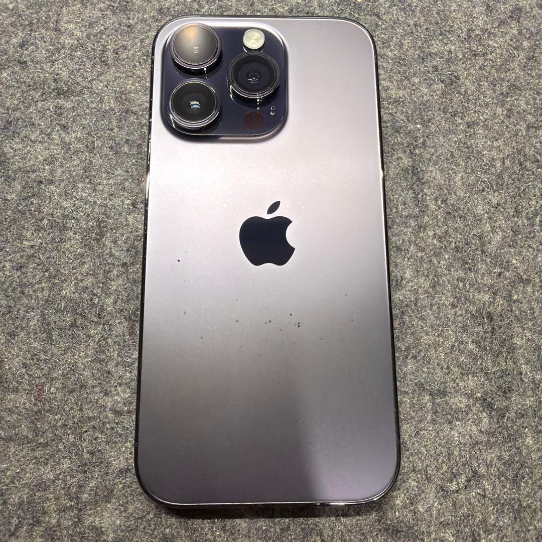 iPhone14Pro ディープパープル SIMフリー バッテリー100%