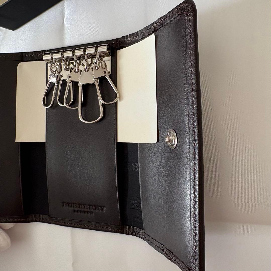 極美品✨BURBERRY バーバリー ノバチェック キーケース 5連 ブラウン