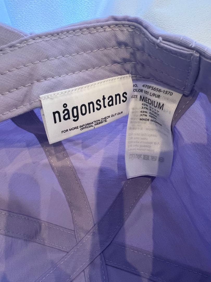 nagonstans ナゴンスタンス グログラン CAP キャップ(パープル)