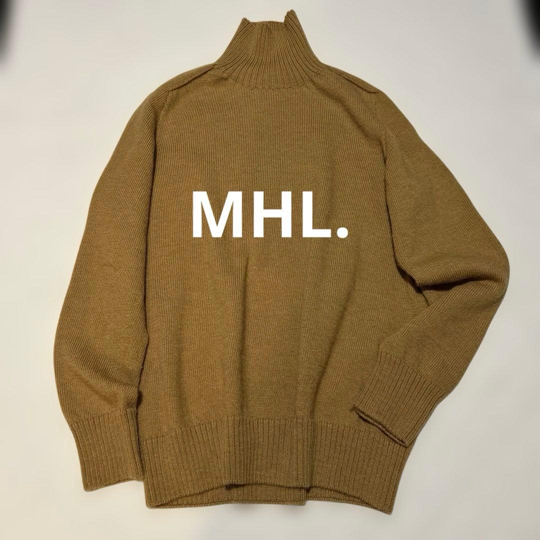 美品✨MHL. 100%ウール　ハイネックセーター スコットランド製