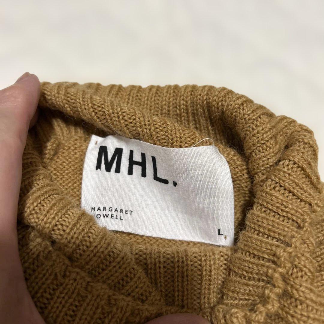 美品✨MHL. 100%ウール　ハイネックセーター スコットランド製